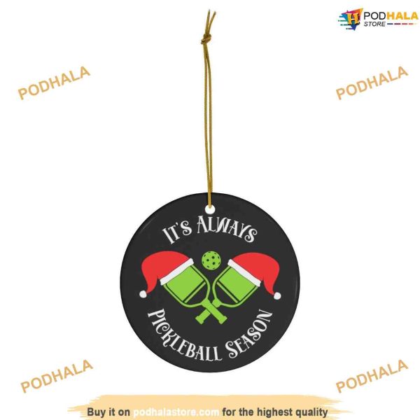 Pickleball All Year Ornament, Family Tree Decoration