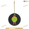 Pickleball Dwarf Holiday Ceramic Ornament, Friends Christmas Ornaments