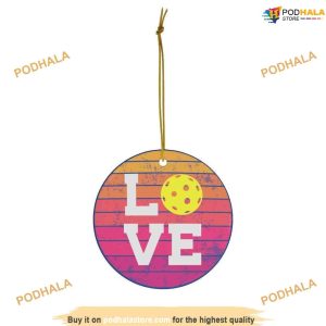 Pickleball King Holiday Ornament, Personalized Family Ornaments
