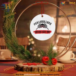 Pickleball Theme Ornament CJx, Family Christmas Ornaments