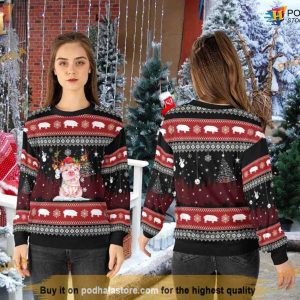 Pig Lovers Ugly Christmas Sweater, Funny Sweater