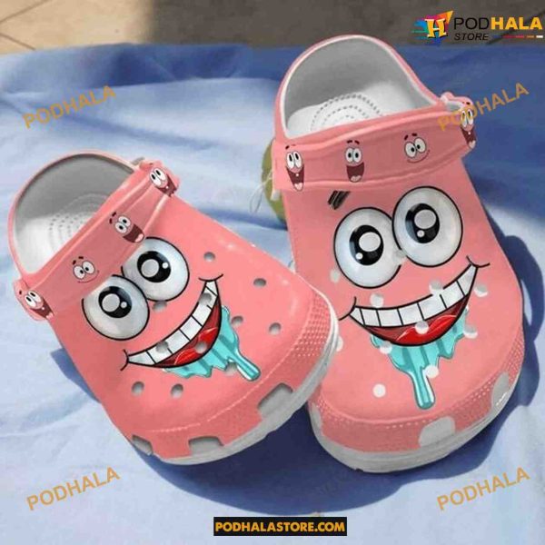 Pink Patrick Star Sp Ngebob Spongebob Crocs 3D Clog Shoes