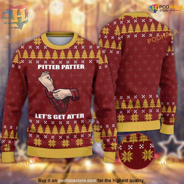 Pitter Patter Letterkenny 3D Sweater, Friends Christmas Sweater