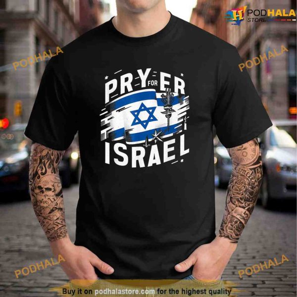 Pray for Israel Political Israel Flag Shirt