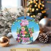 Pretty in Pink Barbie Christmas Ornaments, Custom Barbie Doll Ornament