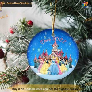 Princess Christmas Ornament, Personalized Family Decoration