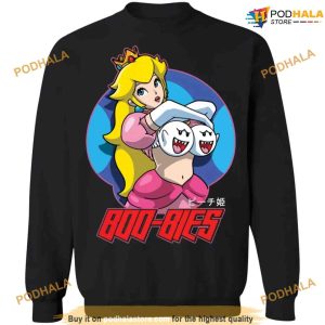 Princess Peach Boo Bies Funny Shirt For Women Men 2
