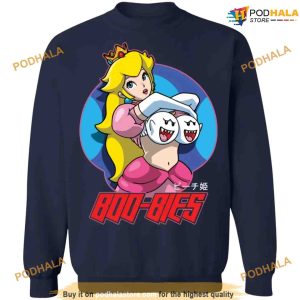 Princess Peach Boo Bies Funny Shirt For Women Men 3
