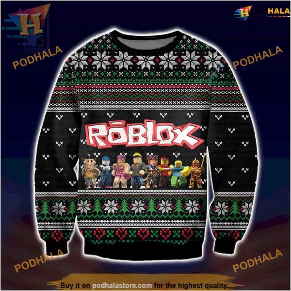 ROBLOX Christmas Sweater, Funniest Ugly Christmas Sweater