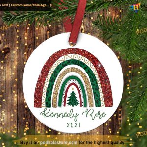 Rainbow Little Girls Ornament, Family Christmas Ornaments