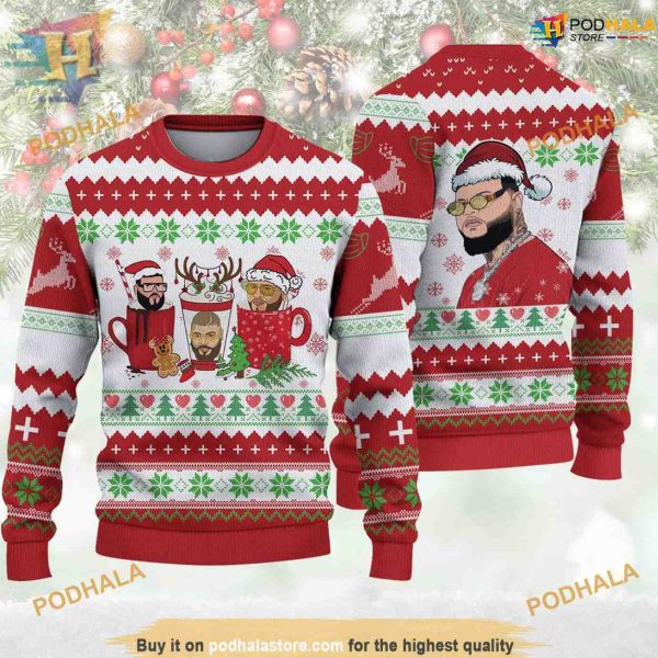 RapperFarrukoLove Ugly Christmas 3D Sweater, Funny Sweater