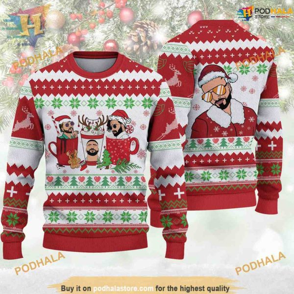 RapperMalumaLove Ugly Christmas 3D Sweater, Family Ugly Christmas Sweater