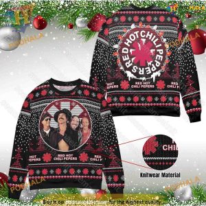 Red Hot Chili Peppers Ugly 3D Sweater, Family Ugly Christmas Sweater