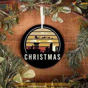 Reindeer Christmas Ornament, Merry Christmas, Family Christmas Tree Ornaments