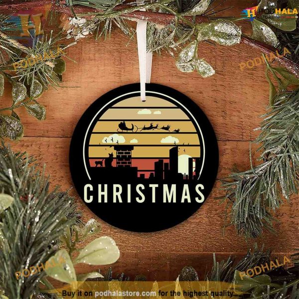 Reindeer Christmas Ornament, Merry Christmas, Family Christmas Tree Ornaments