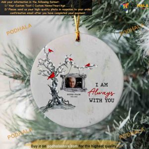 Remembrance Custom Photo Ornament, Personalized Family Ornaments