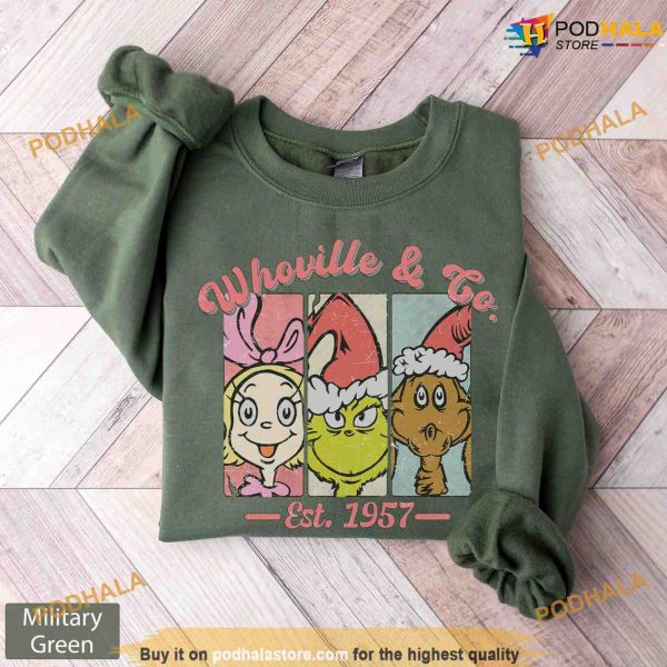 Retro Merry Grinchmas Sweatshirt, Grinch Christmas Shirt