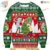 Rick and Morty Dancing All Over Print Ugly Christmas Sweater