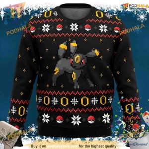 Ring Of Umbreon Ugly Christmas Sweater, Funniest Ugly Christmas Sweater