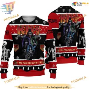 Roll n Rock I Was Made For Lovin Ugly Christmas 3D Sweater, Funny Sweater