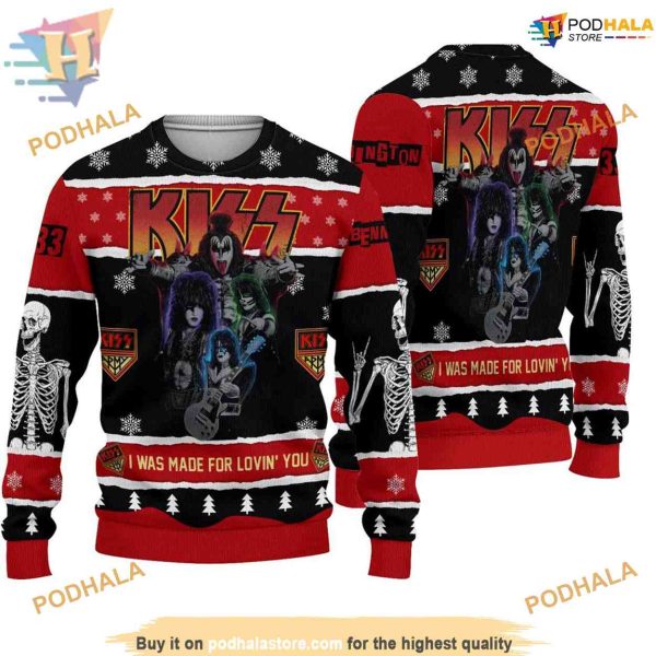 Roll n Rock I Was Made For Lovin Ugly Christmas 3D Sweater, Funny Sweater