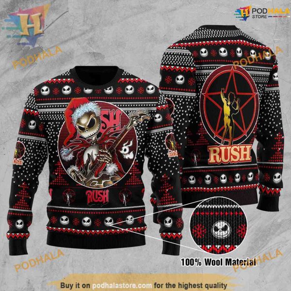 Rush Band Unisex Ugly Sweater, Family Ugly Christmas Sweater