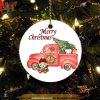 Rustic Truck Gnomes Christmas Ornament, Family Tree Decoration