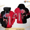 Rutgers Scarlet Knights US Flag Skull NCAA 3D Hoodie, Sweatshirt, Shirt