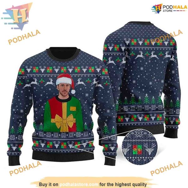 Ryan Reynolds Ugly Christmas Sweater, Funniest Ugly Christmas Sweater