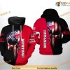 SMU Mustangs US Flag Skull NCAA 3D Hoodie, Sweatshirt, Shirt