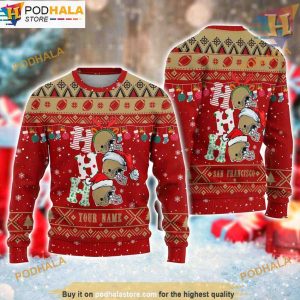 San Francisco 3D Customized Sweater, Funny Womens Christmas Sweater