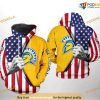 San Jose State Spartans US Flag NCAA 3D Hoodie, Sweatshirt, Shirt