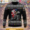 Santa Claus Motorcycle Funny Christmas Gift, Friends Christmas Sweater
