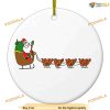 Santa Claus and Chickens Ornament, Family Christmas Tree Ornaments