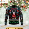Santa Namasleigh 3D Ugly Christmas Hoodie, Funny Xmas Gifts
