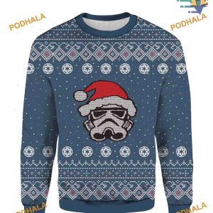 Santa Star Wars Christmas 3D, Friends Christmas Sweater