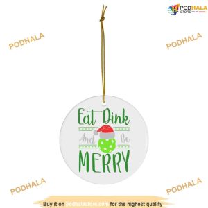 Season's Dink & Merry Ornament, Family Christmas Tree Ornaments