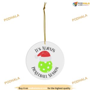 Season's Greetings Pickleball Ornament, Friends Christmas Ornaments