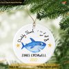 Shark Ornament For Dad's Festive Joy, Family Christmas Tree Decoration