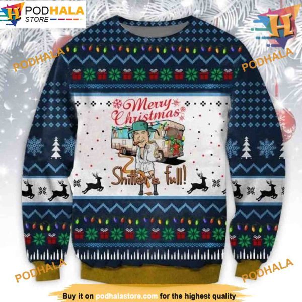 Shitter’s Full Ugly Christmas Sweater, Funny Christmas Gift Ideas