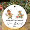 Sibling Bond Christmas Ornament, Personalized Family Ornaments