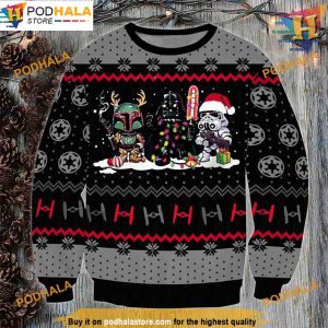 Sithmas Christmas 3D Funny Sweater Printed
