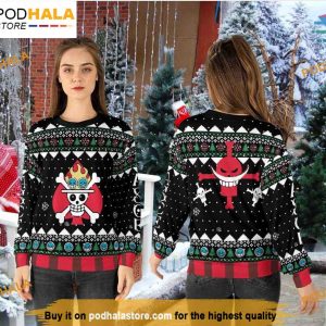 Skull Pirate Ugly Christmas Sweater, Funny Xmas Sweater