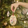 Sloth Baby's First Christmas Ornament, Personalized Family Christmas Ornaments
