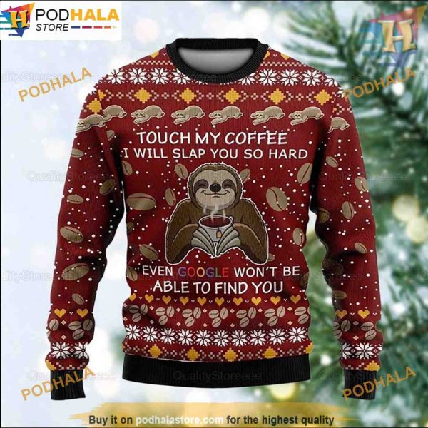 Sloth Cute Ugly Christmas Sweater, Creative Christmas Gifts