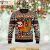Sloth Slow Down Christmas 3D Sweater, Friends Christmas Sweater