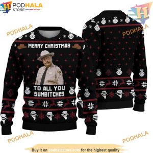 Smokey Bandit Merry Christmas Sweater, Funny Xmas Gifts