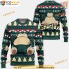 Snorlax Ugly Christmas 3D Sweater, Friends Christmas Sweater