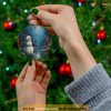 Snowman Series 2 Ceramic Ornament, Personalized Family Ornaments
