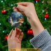 Snowman Series 3 Ceramic Ornament, Family Christmas Ornaments